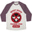 Virgin Teez  Baseball Tee Unisex Tri-Blend Baseball Tee / small / Oatmeal / Maroon NUDIST BEACH TRAINING TEAM UNISEX TRI-BLEND BASEBALL TEE