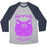 Virgin Teez  Baseball Tee Unisex Tri-Blend Baseball Tee / small / Athletic Gray / Navy NYAMEOWSTE UNISEX TRI-BLEND BASEBALL TEE