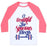 Virgin Teez  Baseball Tee Unisex Classic Baseball Tee / x-small / White/Neon Pink O BEAUTIFUL, FOR SPACIOUS BICEPS UNISEX CLASSIC BASEBALL TEE