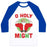 Virgin Teez  Baseball Tee Unisex Classic Baseball Tee / x-small / White/Blue O HOLY MIGHT - ALL MIGHT UNISEX CLASSIC BASEBALL TEE