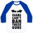 Virgin Teez  Baseball Tee Unisex Classic Baseball Tee / x-small / White/Blue OBAMA CAN'T BAN THESE GUNS UNISEX CLASSIC BASEBALL TEE