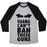 Virgin Teez  Baseball Tee Unisex Tri-Blend Baseball Tee / small / Athletic Gray / Black OBAMA CAN'T BAN THESE GUNS UNISEX TRI-BLEND BASEBALL TEE