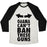 Virgin Teez  Baseball Tee Unisex Tri-Blend Baseball Tee / small / Oatmeal / Black OBAMA CAN'T BAN THESE GUNS UNISEX TRI-BLEND BASEBALL TEE