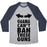 Virgin Teez  Baseball Tee Unisex Tri-Blend Baseball Tee / small / Athletic Gray / Navy OBAMA CAN'T BAN THESE GUNS UNISEX TRI-BLEND BASEBALL TEE