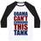 Virgin Teez  Baseball Tee Unisex Classic Baseball Tee / x-small / White/Black OBAMA CAN'T COMMAND THIS TANK UNISEX CLASSIC BASEBALL TEE