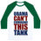 Virgin Teez  Baseball Tee Unisex Classic Baseball Tee / x-small / White/Dark Green OBAMA CAN'T COMMAND THIS TANK UNISEX CLASSIC BASEBALL TEE