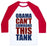 Virgin Teez  Baseball Tee Unisex Classic Baseball Tee / x-small / White/Red OBAMA CAN'T COMMAND THIS TANK UNISEX CLASSIC BASEBALL TEE