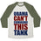 Virgin Teez  Baseball Tee Unisex Tri-Blend Baseball Tee / small / Oatmeal / Moss OBAMA CAN'T COMMAND THIS TANK UNISEX TRI-BLEND BASEBALL TEE