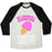 Virgin Teez  Baseball Tee Unisex Tri-Blend Baseball Tee / small / Oatmeal / Black OF COURSE I EXERCISE UNISEX TRI-BLEND BASEBALL TEE