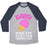 Virgin Teez  Baseball Tee Unisex Tri-Blend Baseball Tee / small / Athletic Gray / Navy OF COURSE I EXERCISE UNISEX TRI-BLEND BASEBALL TEE