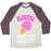 Virgin Teez  Baseball Tee Unisex Tri-Blend Baseball Tee / small / Oatmeal / Maroon OF COURSE I EXERCISE UNISEX TRI-BLEND BASEBALL TEE
