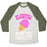 Virgin Teez  Baseball Tee Unisex Tri-Blend Baseball Tee / small / Oatmeal / Moss OF COURSE I EXERCISE UNISEX TRI-BLEND BASEBALL TEE