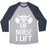 Virgin Teez  Baseball Tee Unisex Tri-Blend Baseball Tee / small / Athletic Gray / Navy OF NORSE I LIFT UNISEX TRI-BLEND BASEBALL TEE