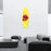 Lips Yellow Surfboard