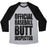 Virgin Teez  Baseball Tee Unisex Tri-Blend Baseball Tee / small / Athletic Gray / Black OFFICIAL BASEBALL BUTT INSPECTOR UNISEX TRI-BLEND BASEBALL TEE