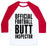 Virgin Teez  Baseball Tee Unisex Classic Baseball Tee / x-small / White/Red OFFICIAL FOOTBALL BUTT INSPECTOR UNISEX CLASSIC BASEBALL TEE