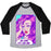 Virgin Teez  Baseball Tee Unisex Tri-Blend Baseball Tee / small / Athletic Gray / Black OH GOD IT'S LEG DAY UNISEX TRI-BLEND BASEBALL TEE