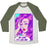 Virgin Teez  Baseball Tee Unisex Tri-Blend Baseball Tee / small / Oatmeal / Moss OH GOD IT'S LEG DAY UNISEX TRI-BLEND BASEBALL TEE