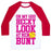 Virgin Teez  Baseball Tee Unisex Classic Baseball Tee / x-small / White/Red OH MY GOD BECKY LOOK AT HER BUNT UNISEX CLASSIC BASEBALL TEE