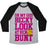 Virgin Teez  Baseball Tee Unisex Tri-Blend Baseball Tee / small / Athletic Gray / Black OH MY GOD BECKY LOOK AT HER BUNT UNISEX TRI-BLEND BASEBALL TEE