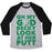 Virgin Teez  Baseball Tee Unisex Tri-Blend Baseball Tee / small / Athletic Gray / Black OH MY GOD BECKY LOOK AT HER PUTT UNISEX TRI-BLEND BASEBALL TEE