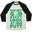Virgin Teez  Baseball Tee Unisex Tri-Blend Baseball Tee / small / Oatmeal / Black OH MY GOD BECKY LOOK AT HER PUTT UNISEX TRI-BLEND BASEBALL TEE