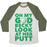 Virgin Teez  Baseball Tee Unisex Tri-Blend Baseball Tee / small / Oatmeal / Moss OH MY GOD BECKY LOOK AT HER PUTT UNISEX TRI-BLEND BASEBALL TEE