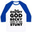 Virgin Teez  Baseball Tee Unisex Classic Baseball Tee / x-small / White/Blue OH MY GOD BECKY LOOK AT HER STUNT UNISEX CLASSIC BASEBALL TEE