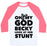 Virgin Teez  Baseball Tee Unisex Classic Baseball Tee / x-small / White/Neon Pink OH MY GOD BECKY LOOK AT HER STUNT UNISEX CLASSIC BASEBALL TEE