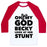 Virgin Teez  Baseball Tee Unisex Classic Baseball Tee / x-small / White/Red OH MY GOD BECKY LOOK AT HER STUNT UNISEX CLASSIC BASEBALL TEE