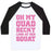 Virgin Teez  Baseball Tee Unisex Classic Baseball Tee / x-small / White/Black OH MY QUAD BECKY LOOK AT HER SQUAT UNISEX CLASSIC BASEBALL TEE