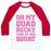 Virgin Teez  Baseball Tee Unisex Classic Baseball Tee / x-small / White/Red OH MY QUAD BECKY LOOK AT HER SQUAT UNISEX CLASSIC BASEBALL TEE