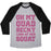 Virgin Teez  Baseball Tee Unisex Tri-Blend Baseball Tee / small / Athletic Gray / Black OH MY QUAD BECKY LOOK AT HER SQUAT UNISEX TRI-BLEND BASEBALL TEE