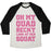 Virgin Teez  Baseball Tee Unisex Tri-Blend Baseball Tee / small / Oatmeal / Black OH MY QUAD BECKY LOOK AT HER SQUAT UNISEX TRI-BLEND BASEBALL TEE