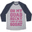 Virgin Teez  Baseball Tee Unisex Tri-Blend Baseball Tee / small / Athletic Gray / Navy OH MY QUAD BECKY LOOK AT HER SQUAT UNISEX TRI-BLEND BASEBALL TEE
