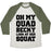 Virgin Teez  Baseball Tee Unisex Tri-Blend Baseball Tee / small / Oatmeal / Moss OH MY QUAD BECKY LOOK AT HER SQUAT UNISEX TRI-BLEND BASEBALL TEE