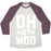 Virgin Teez  Baseball Tee Unisex Tri-Blend Baseball Tee / small / Oatmeal / Maroon OH MY WOD UNISEX TRI-BLEND BASEBALL TEE