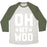 Virgin Teez  Baseball Tee Unisex Tri-Blend Baseball Tee / small / Oatmeal / Moss OH MY WOD UNISEX TRI-BLEND BASEBALL TEE