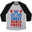 Virgin Teez  Baseball Tee Unisex Tri-Blend Baseball Tee / small / Athletic Gray / Black OH SAY CAN YOU SEE THIS SWEET BENCH PRESS UNISEX TRI-BLEND BASEBALL TEE
