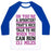 Virgin Teez  Baseball Tee Unisex Classic Baseball Tee / x-small / White/Blue OH, YOU'RE A SPRINTER? TALK TO ME WHEN YOU CAN RUN 13.1 UNISEX CLASSIC BASEBALL TEE