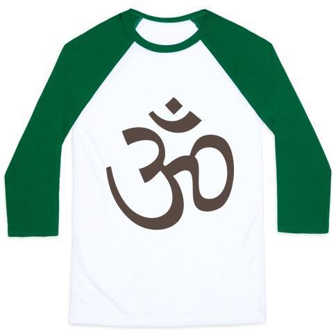 Virgin Teez  Baseball Tee Unisex Classic Baseball Tee / x-small / White/Dark Green OHM UNISEX CLASSIC BASEBALL TEE