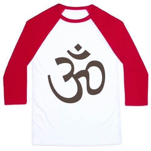Virgin Teez  Baseball Tee Unisex Classic Baseball Tee / x-small / White/Red OHM UNISEX CLASSIC BASEBALL TEE
