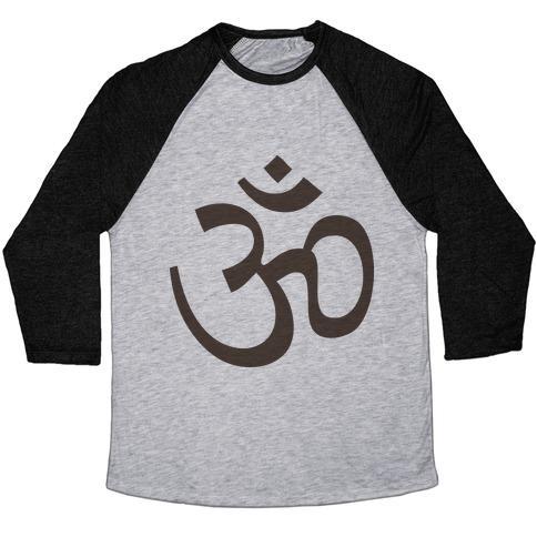 Virgin Teez  Baseball Tee Unisex Tri-Blend Baseball Tee / small / Athletic Gray / Black OHM UNISEX TRI-BLEND BASEBALL TEE