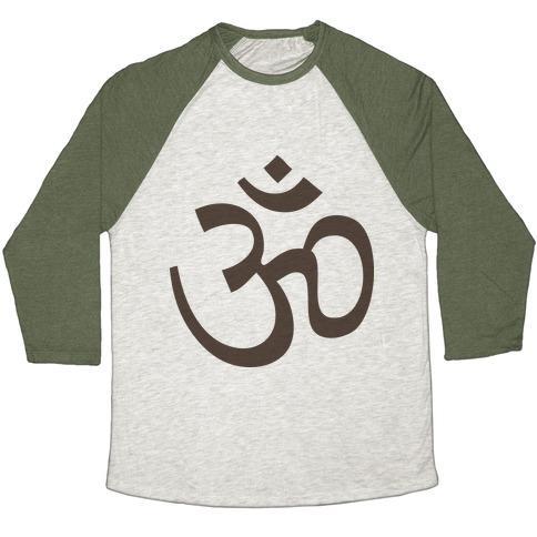 Virgin Teez  Baseball Tee Unisex Tri-Blend Baseball Tee / small / Oatmeal / Moss OHM UNISEX TRI-BLEND BASEBALL TEE