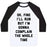 Virgin Teez  Baseball Tee Unisex Classic Baseball Tee / x-small / White/Black OK FINE I'LL RUN UNISEX CLASSIC BASEBALL TEE