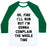 Virgin Teez  Baseball Tee Unisex Classic Baseball Tee / x-small / White/Dark Green OK FINE I'LL RUN UNISEX CLASSIC BASEBALL TEE