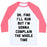 Virgin Teez  Baseball Tee Unisex Classic Baseball Tee / x-small / White/Neon Pink OK FINE I'LL RUN UNISEX CLASSIC BASEBALL TEE