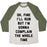 Virgin Teez  Baseball Tee Unisex Tri-Blend Baseball Tee / small / Oatmeal / Moss OK FINE I'LL RUN UNISEX TRI-BLEND BASEBALL TEE