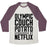 Virgin Teez  Baseball Tee Unisex Tri-Blend Baseball Tee / small / Oatmeal / Maroon OLYMPIC COUCH POTATO UNISEX TRI-BLEND BASEBALL TEE