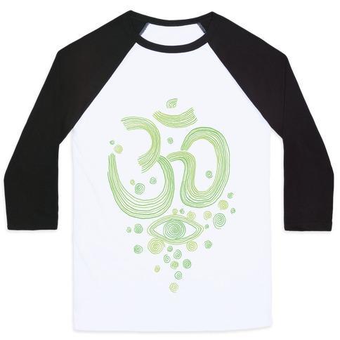 Virgin Teez  Baseball Tee Unisex Classic Baseball Tee / x-small / White/Black OM AND EYE UNISEX CLASSIC BASEBALL TEE